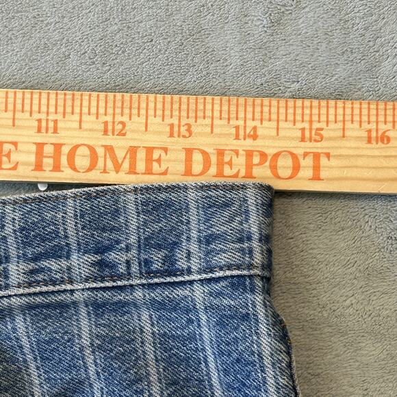 Levis 501 BIG E Conductor Pinstripe Jeans Womens 26x26 Straight Leg Button Fly - Picture 14 of 16